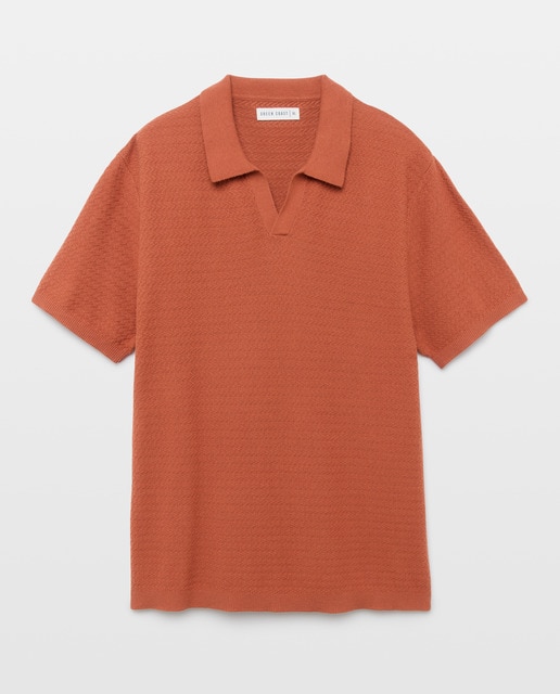 Imagem 0 de Polo de Tricot com Manga Curta e Estrutura