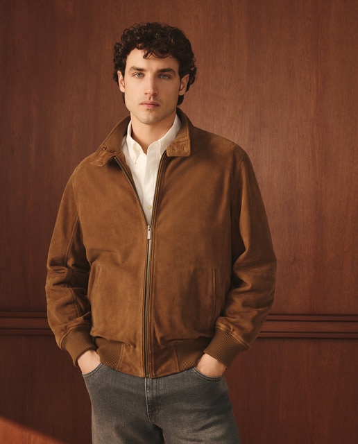 Imagen 0 de Cazadora de hombre de ante