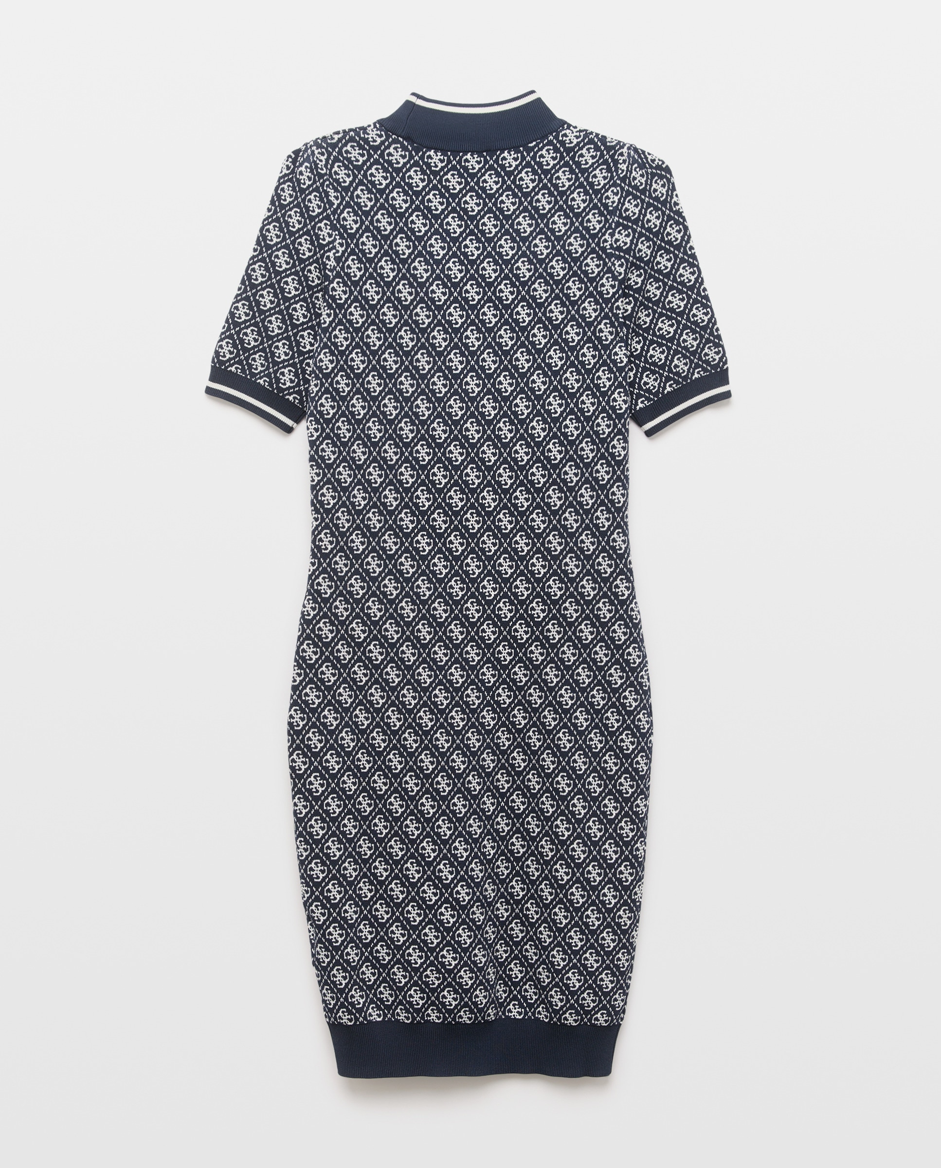 Vestido de malha Multicolor-4