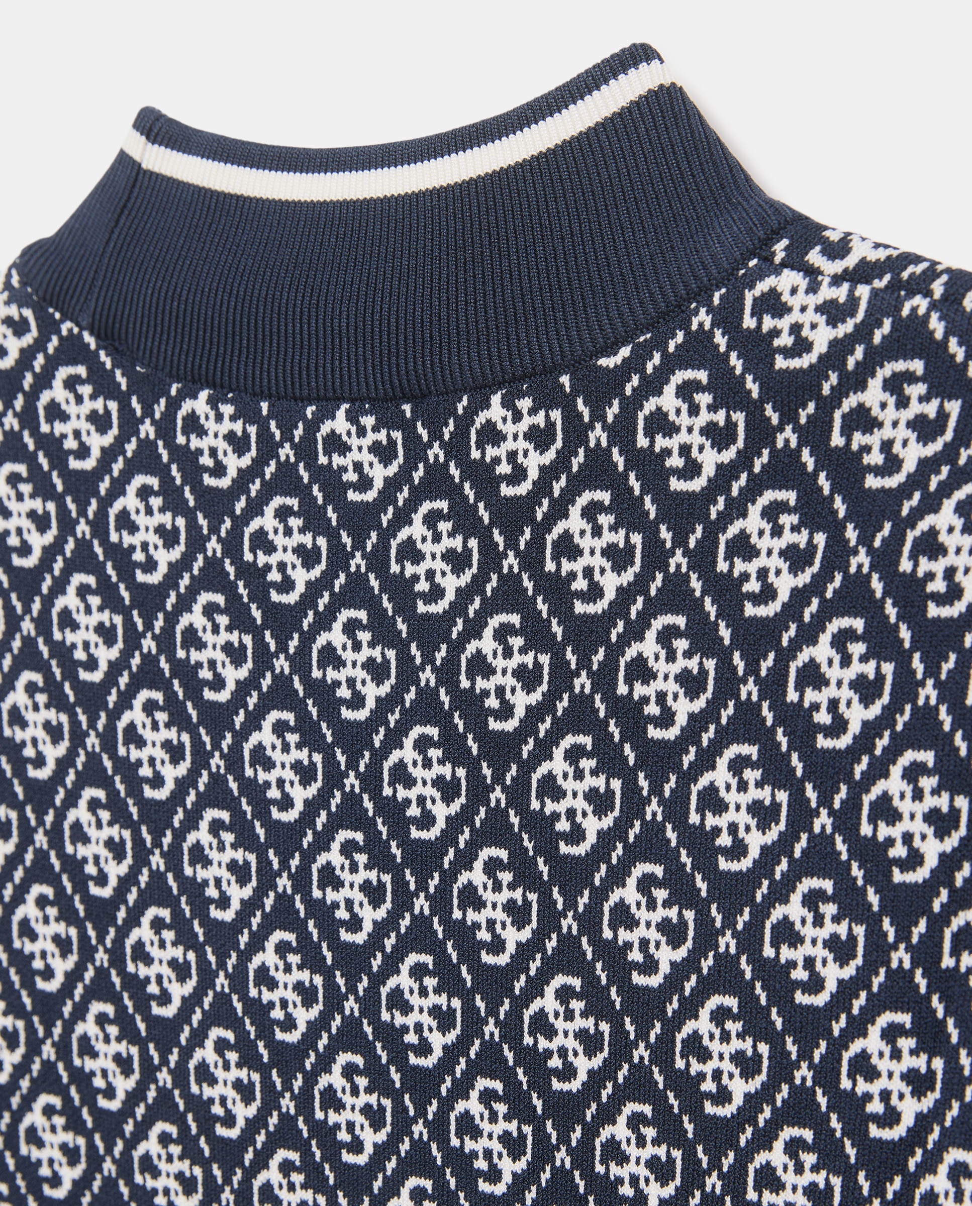 Vestido de malha Multicolor-5