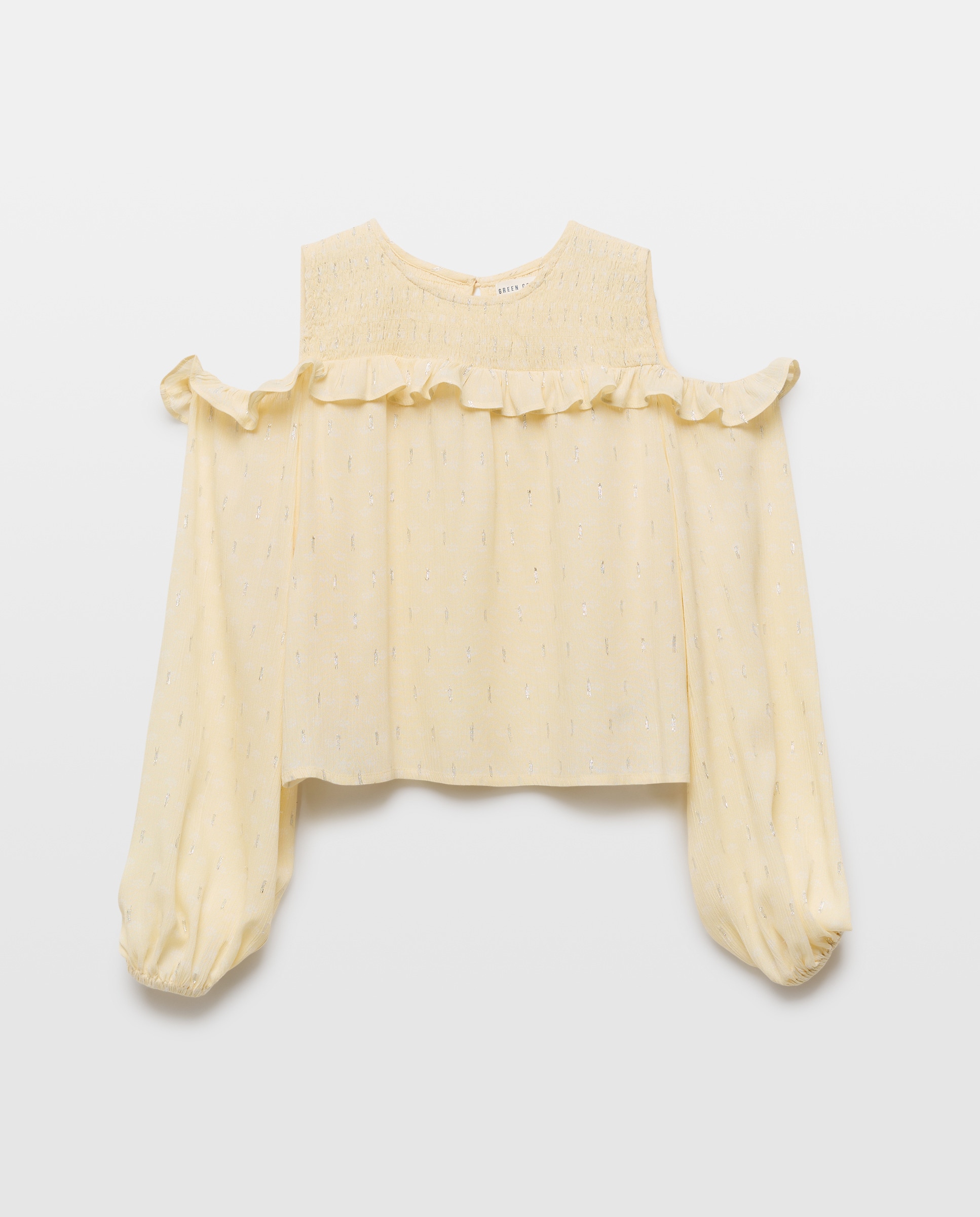 Blusa M3 Cutout com Estampado 300 Amarelo-4