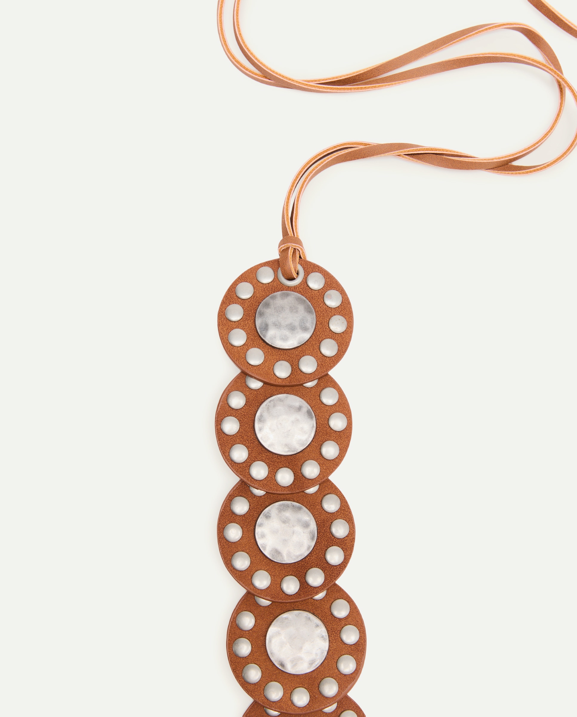 Cinto Boho de Metal Castanho-2