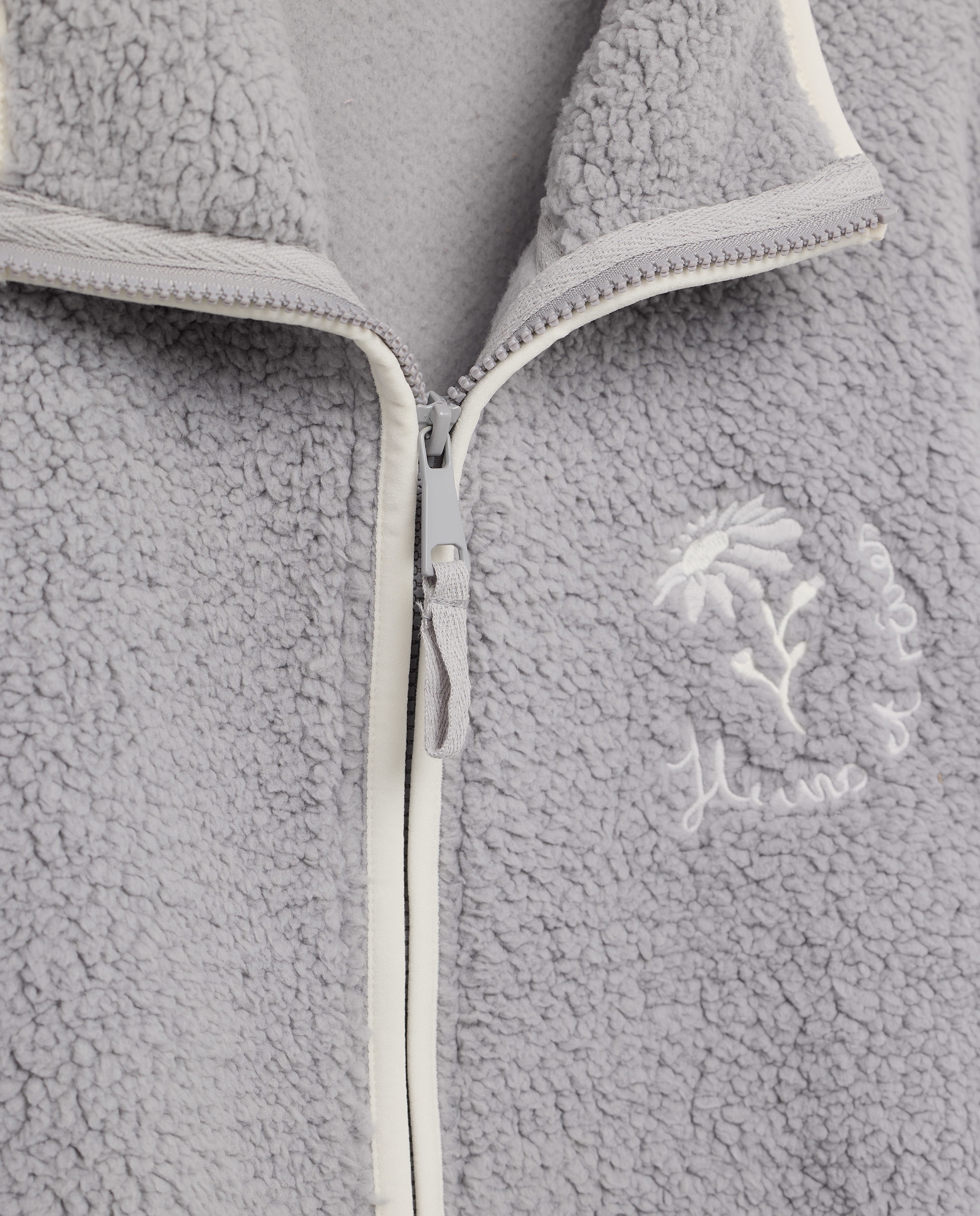 Robe com fecho-éclair 820 Cinzento Médio-2