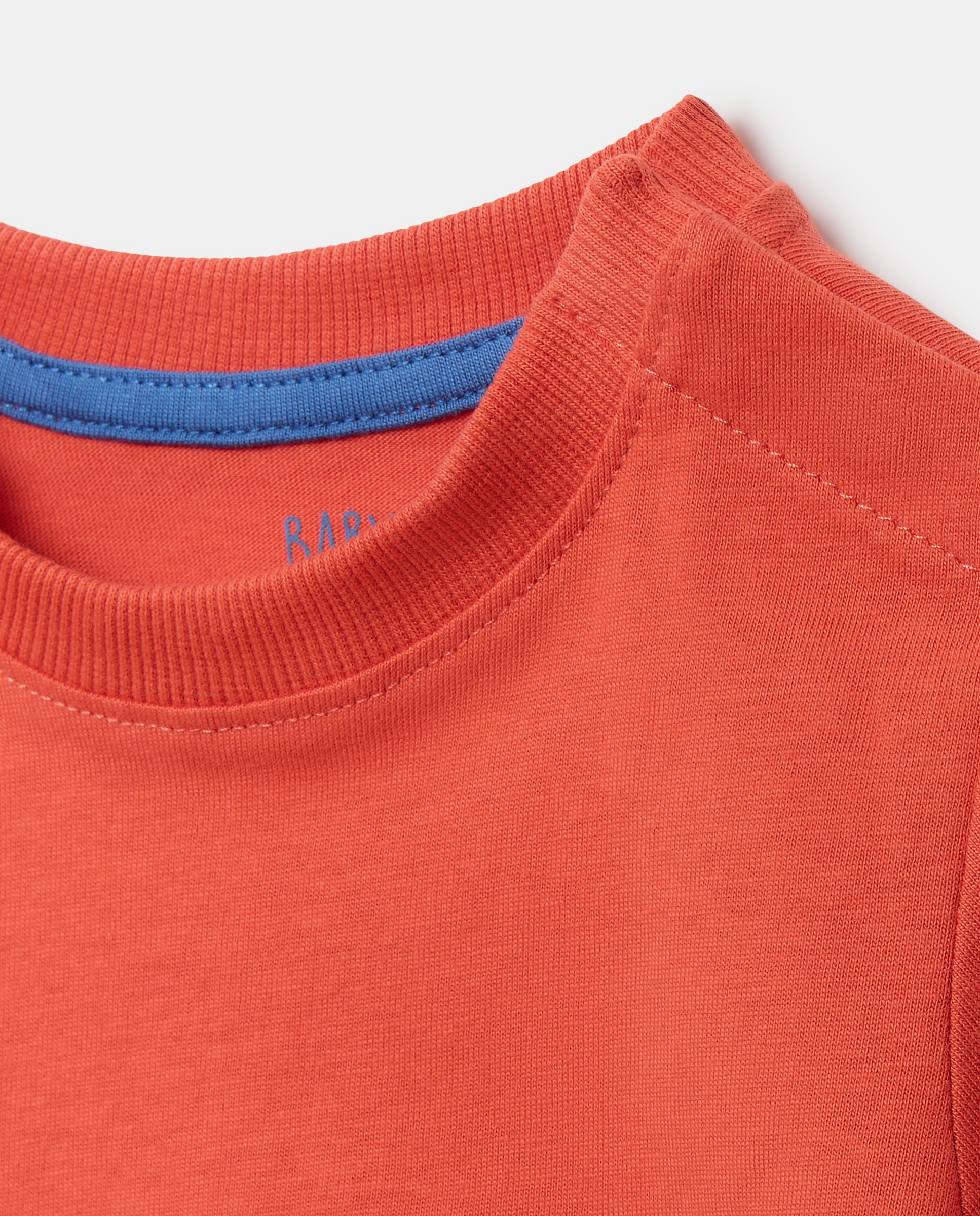 T-shirt Básica de Bebé com Manga Curta Baby El Corte Inglés 660 Laranja-3