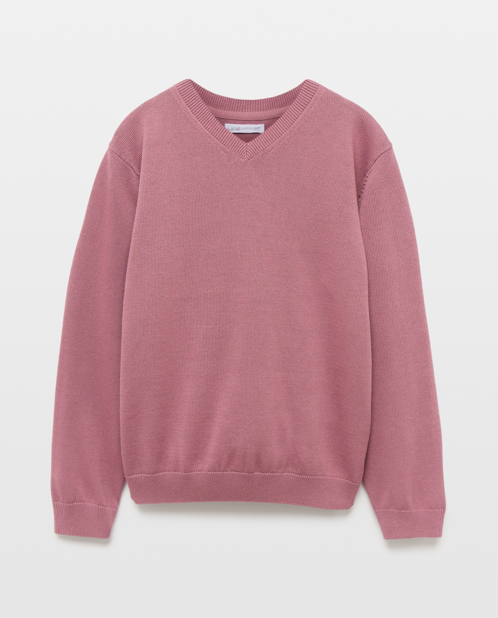 Jersey de niño cuello pico Morado-1