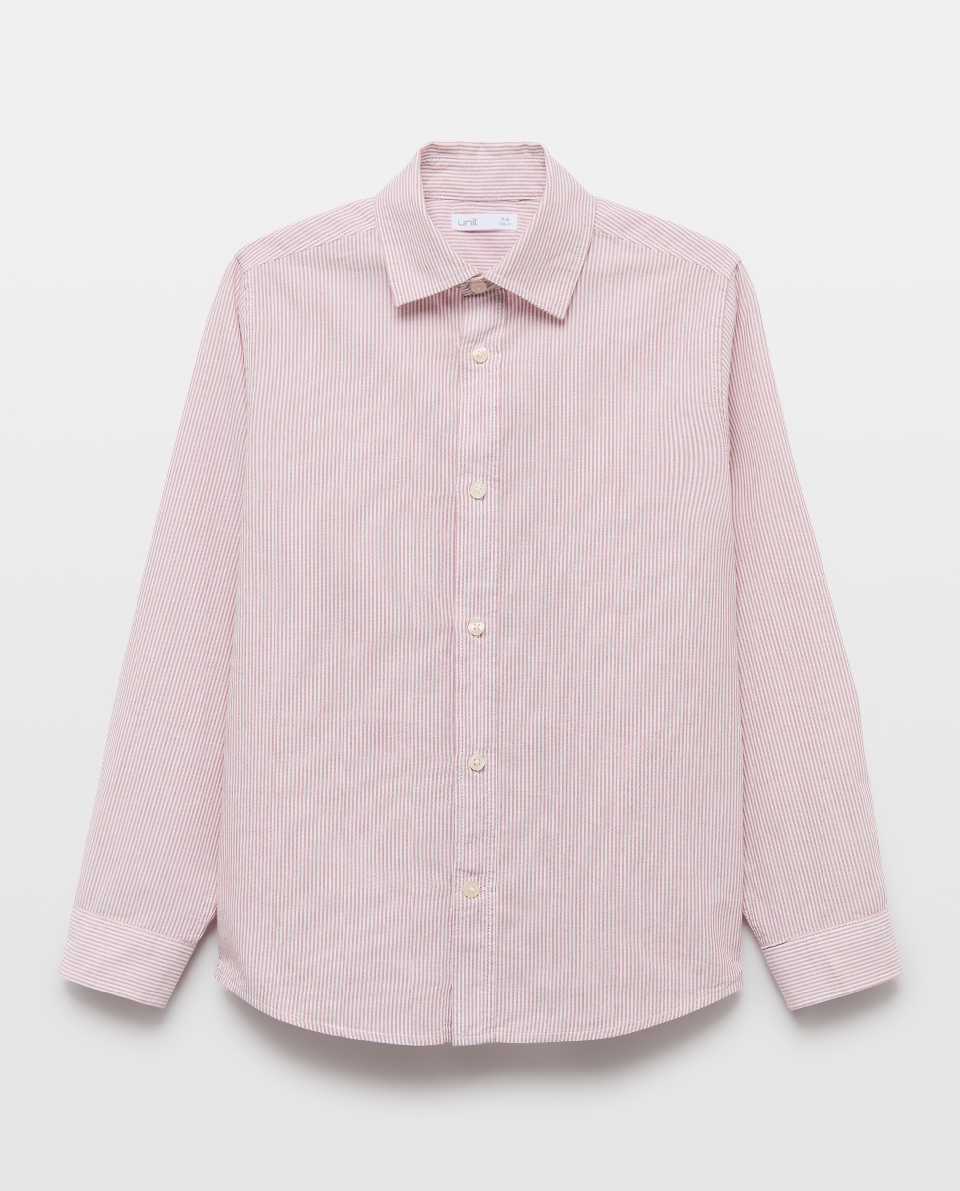 Imagen 0 de Camisa de niño chambray rayas moradas