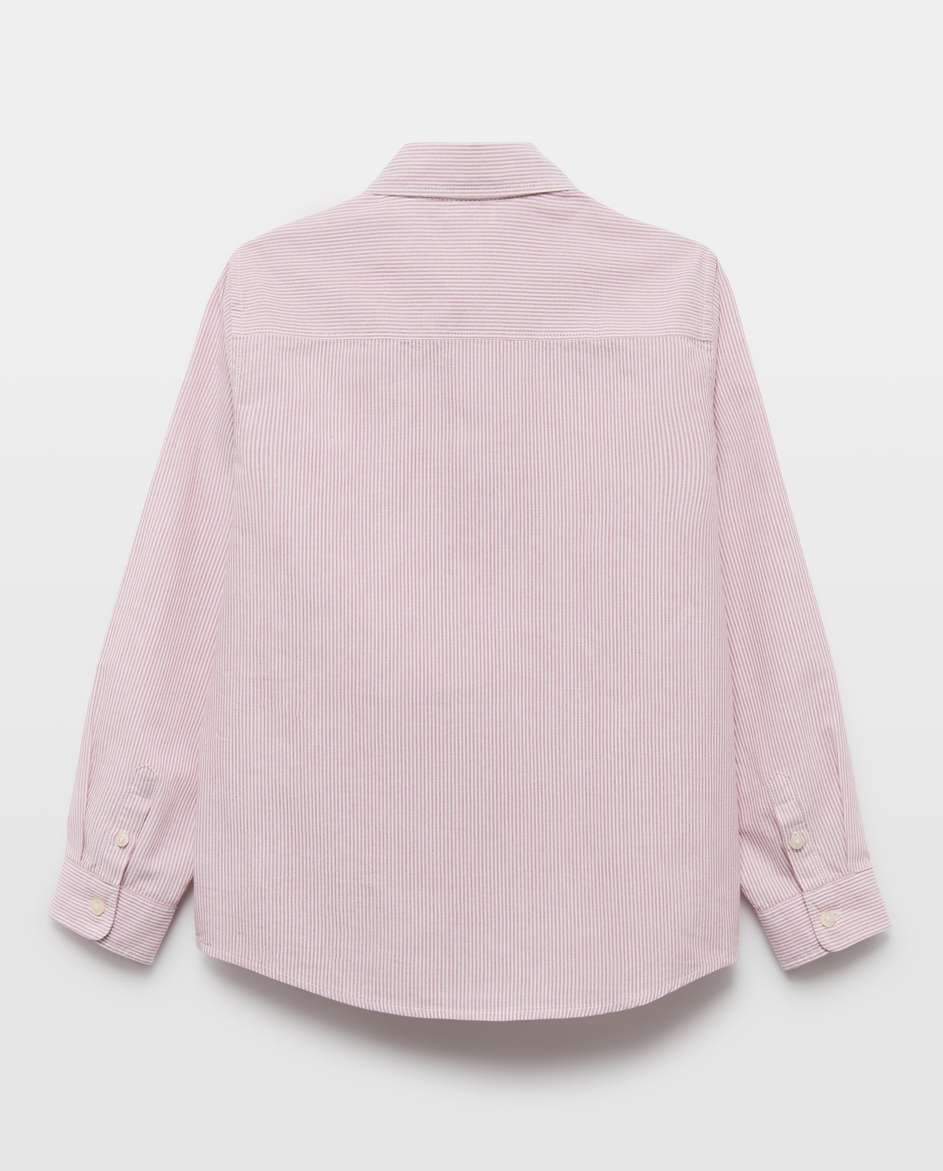 Camisa de niño chambray rayas moradas Morado-2