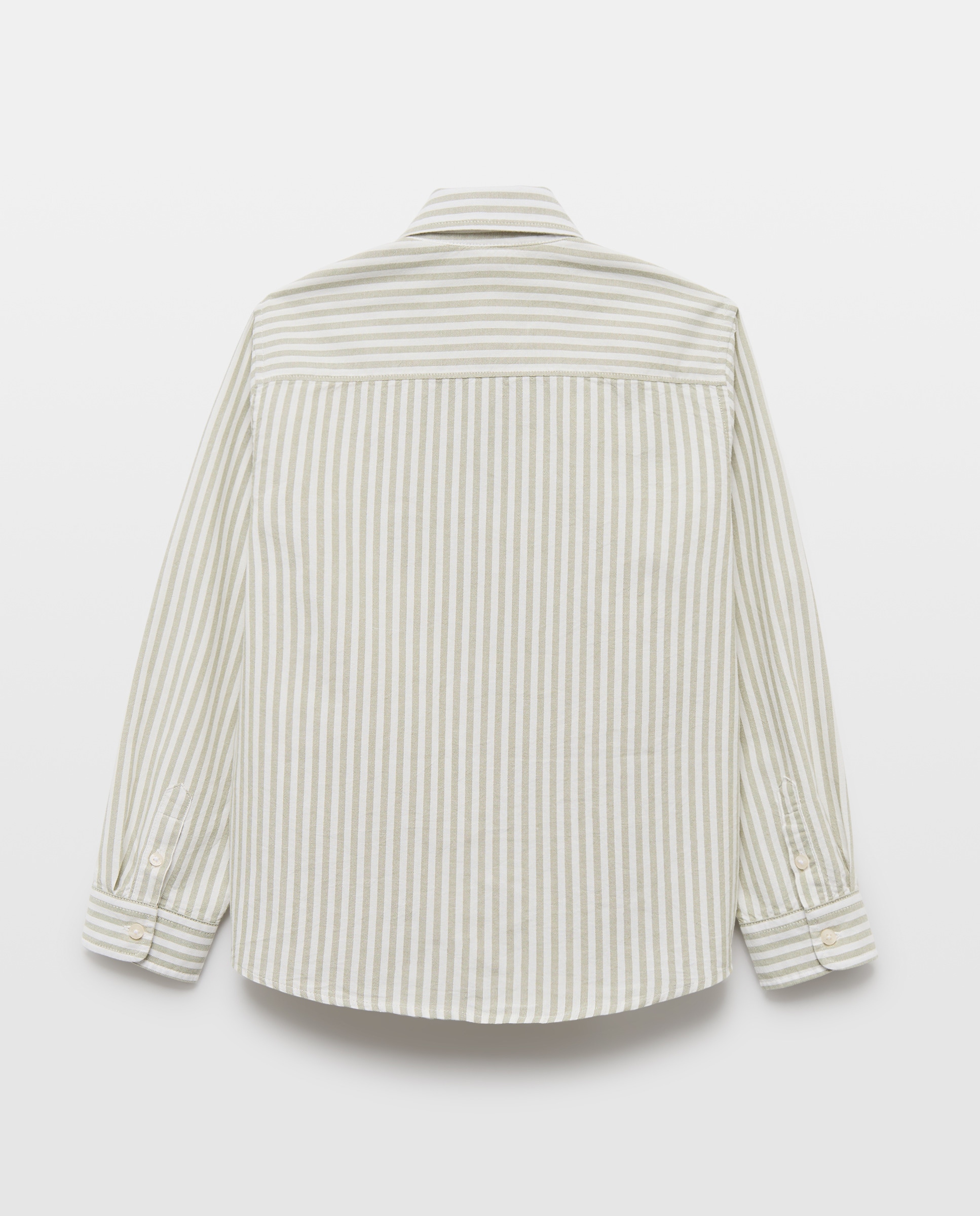 Camisa de niño oxford rayas 520 Kaki-2