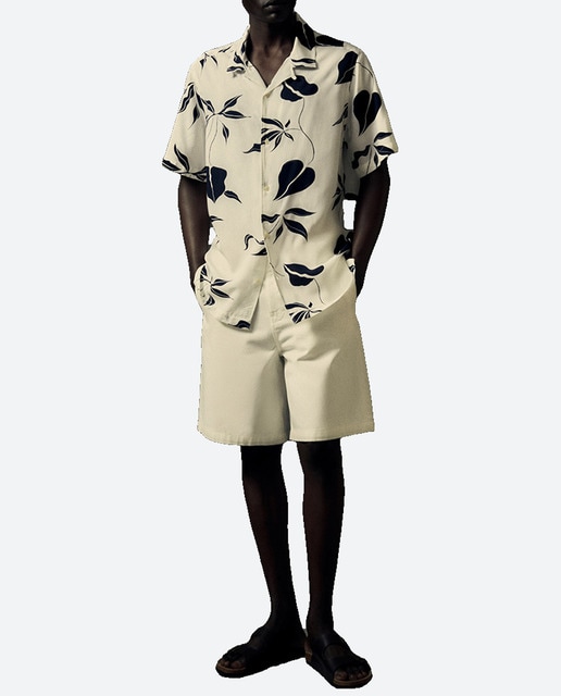 Imagen 0 de Camisa fluida estampada