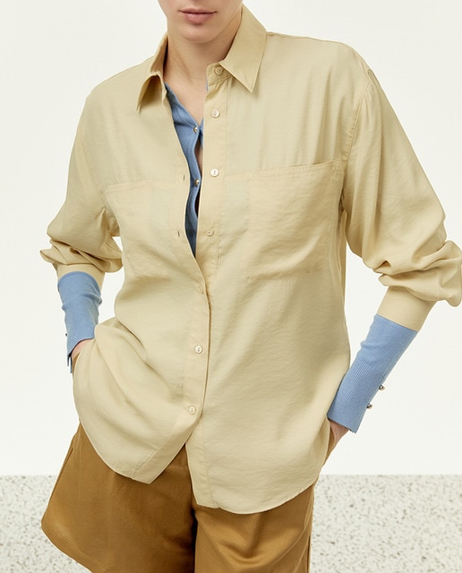 Imagen 0 de Camisera fluida bolsillos