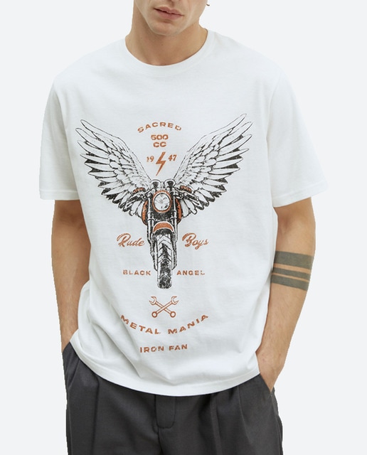 Imagen 0 de Camiseta winged motorcycle