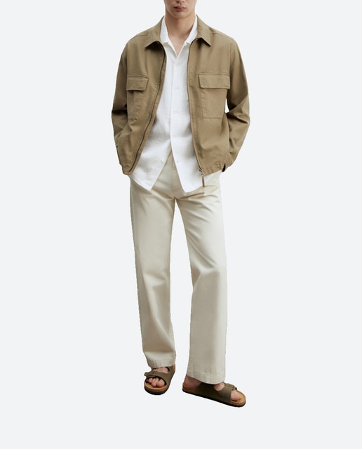 Imagen 0 de Cazadora lino algodón