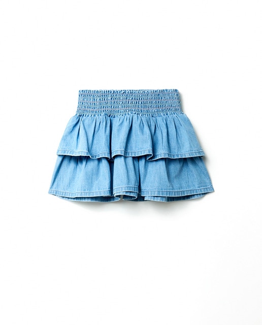 Imagen 0 de Falda denim chambray de niña