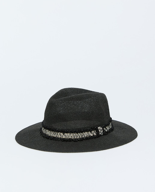 Imagen 0 de Sombrero negro tweed