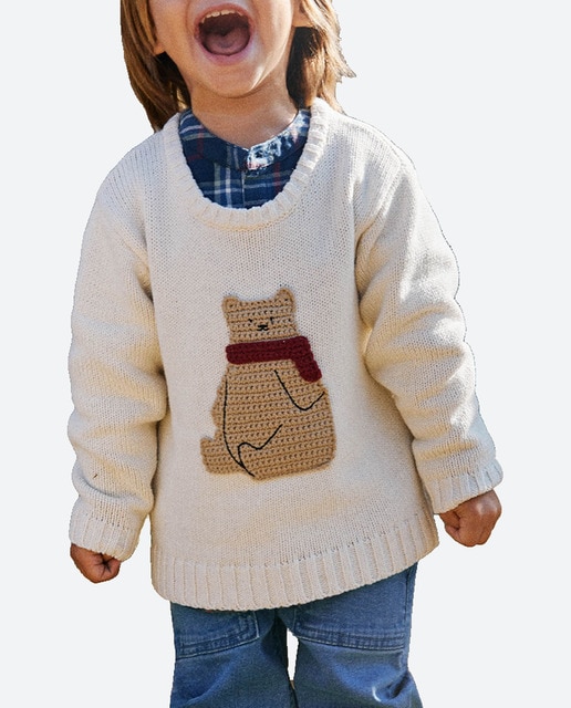 Imagen 0 de Jersey crochet oso