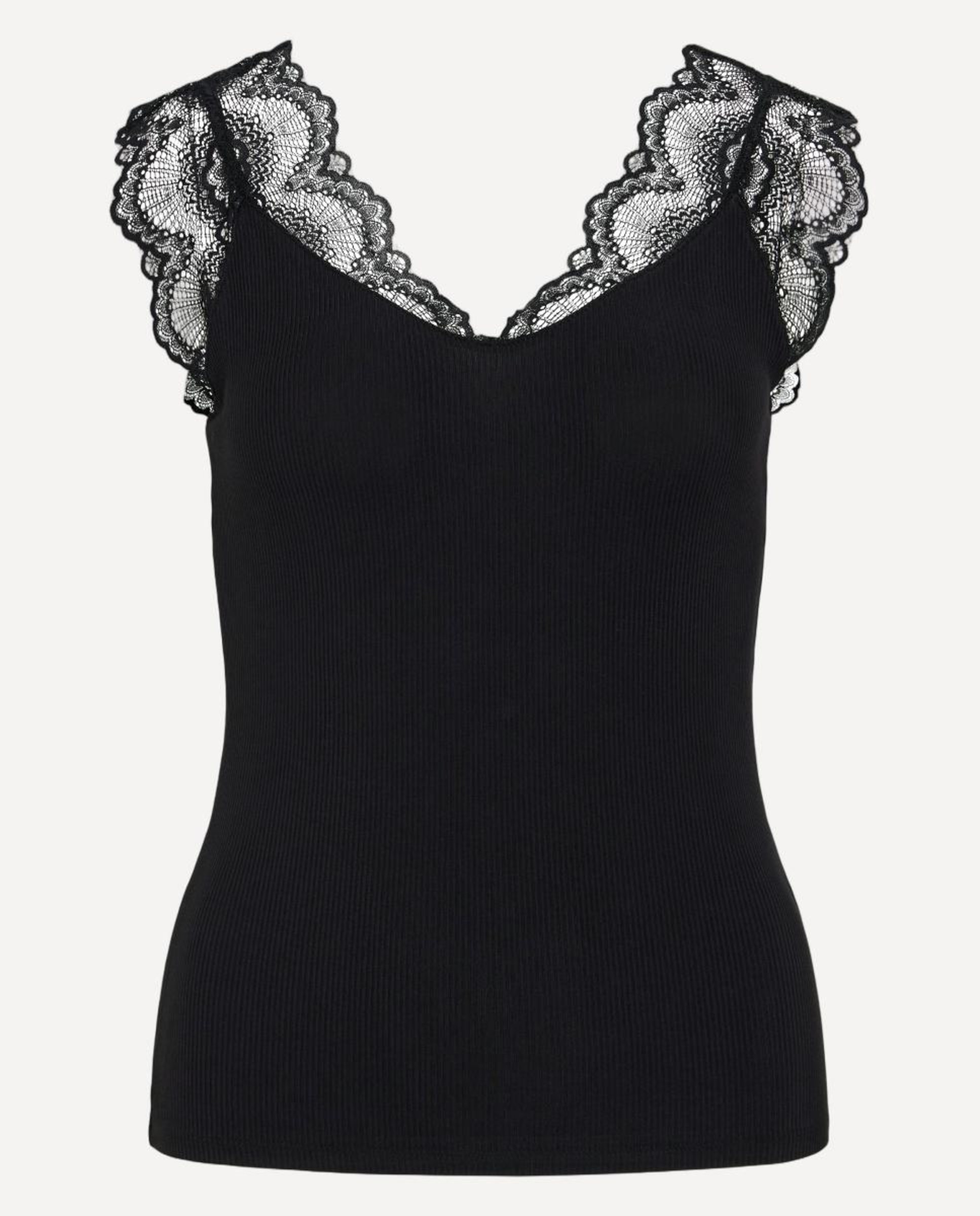Top com Detalhe de Renda Preto-4