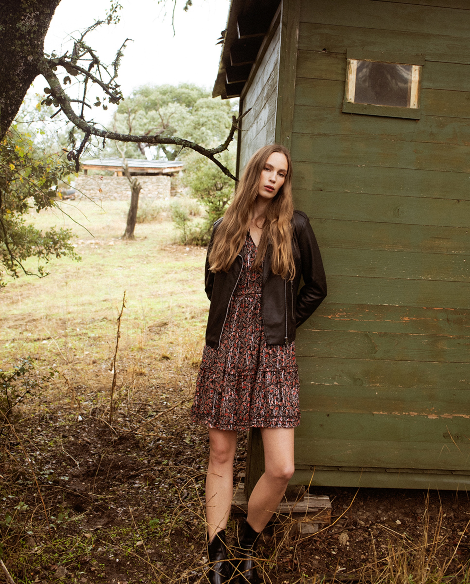 Blusão em Polipele de Manga Comprida com Fecho de Correr Preto-7