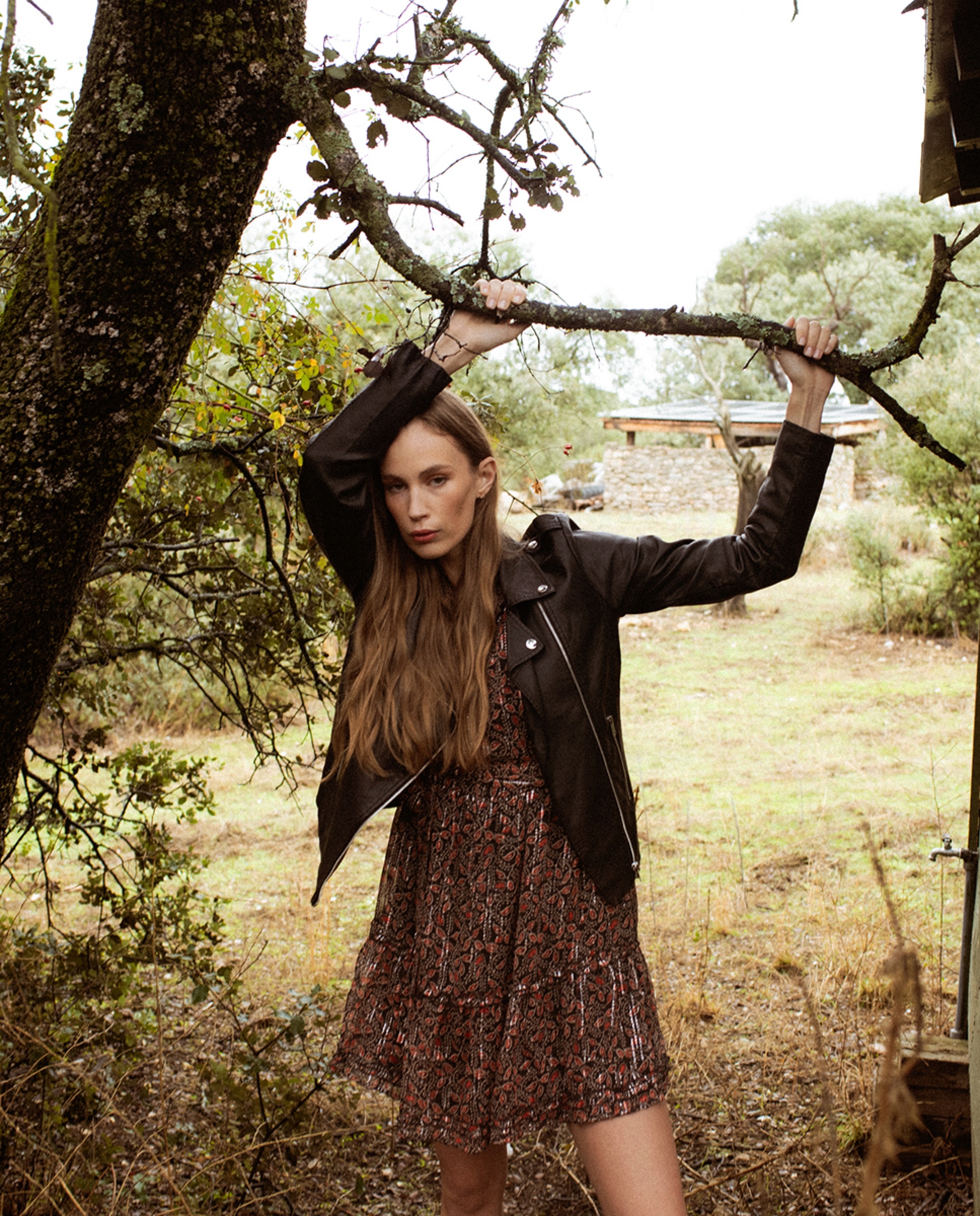 Blusão em Polipele de Manga Comprida com Fecho de Correr Preto-12