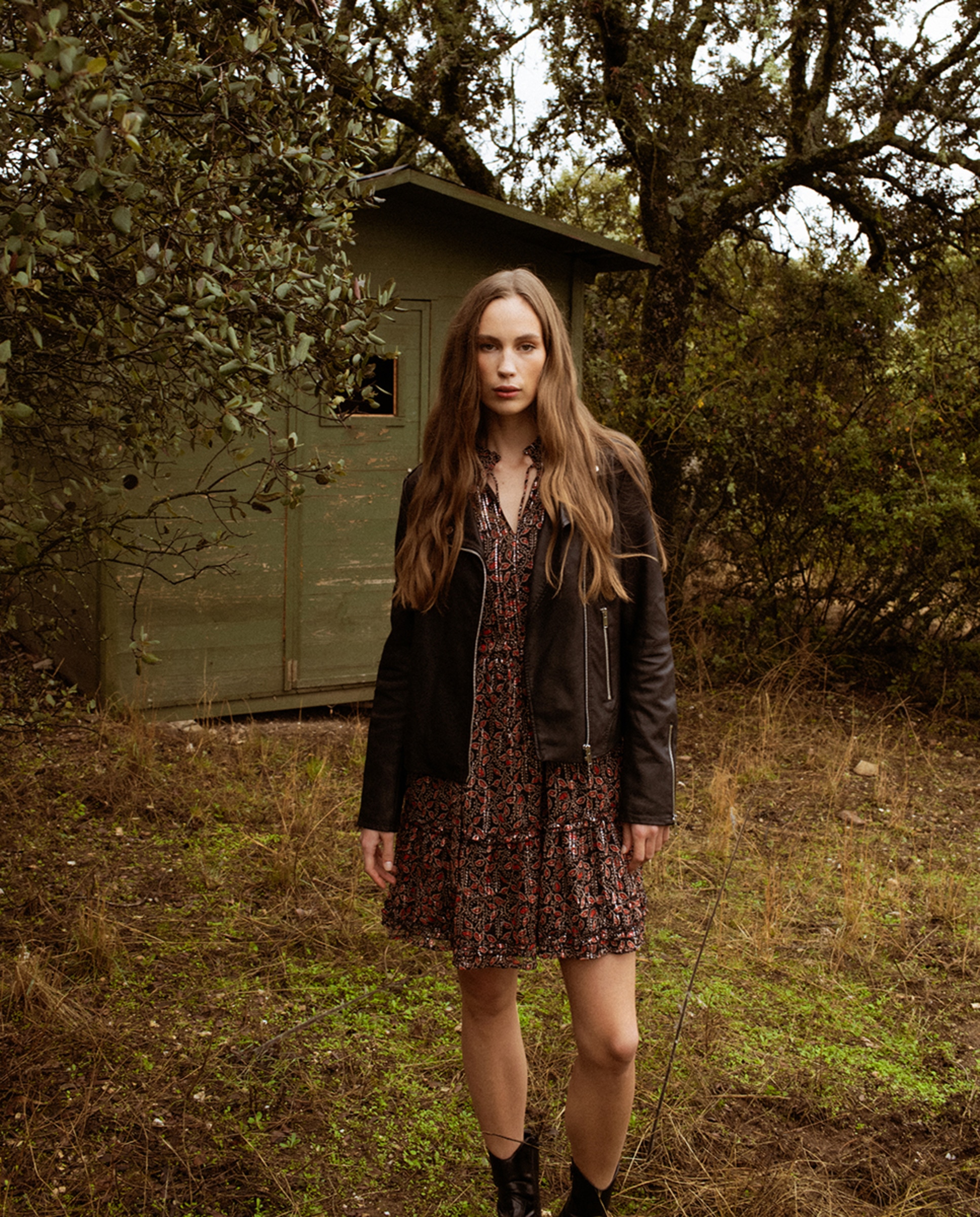 Blusão em Polipele de Manga Comprida com Fecho de Correr Preto-9