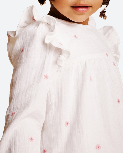 Imagen 0 de Blusa bambula bordada