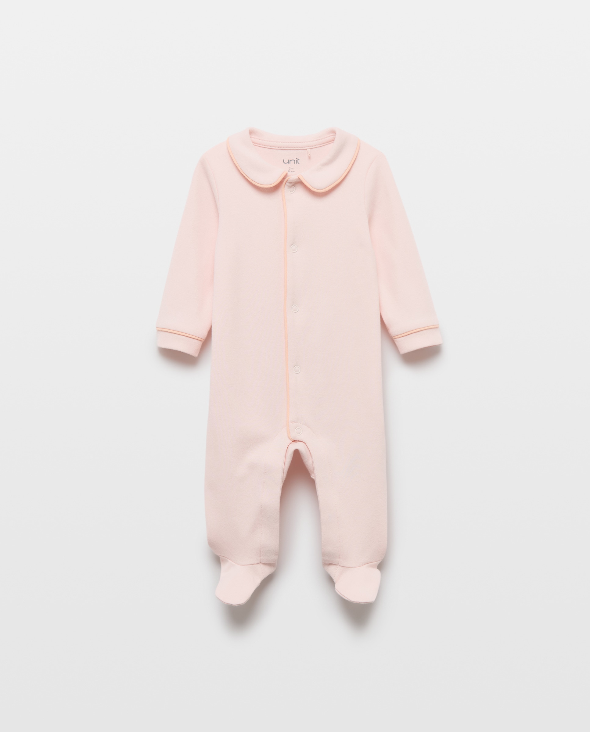 Imagen 0 de Pijama de bebé largo con contrastes