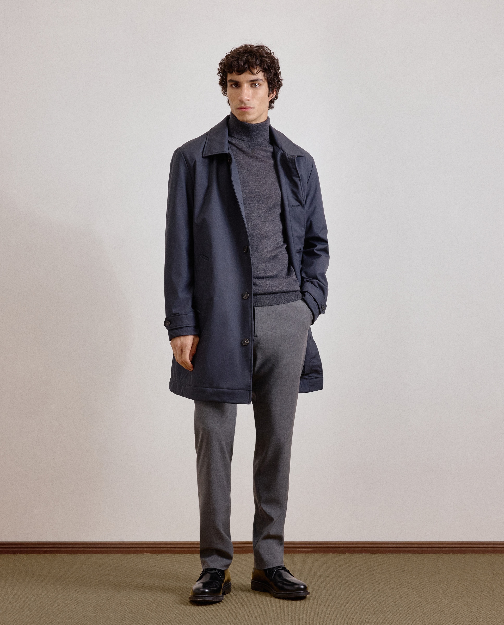 Gabardine Modulável Cinzento-escuro-3