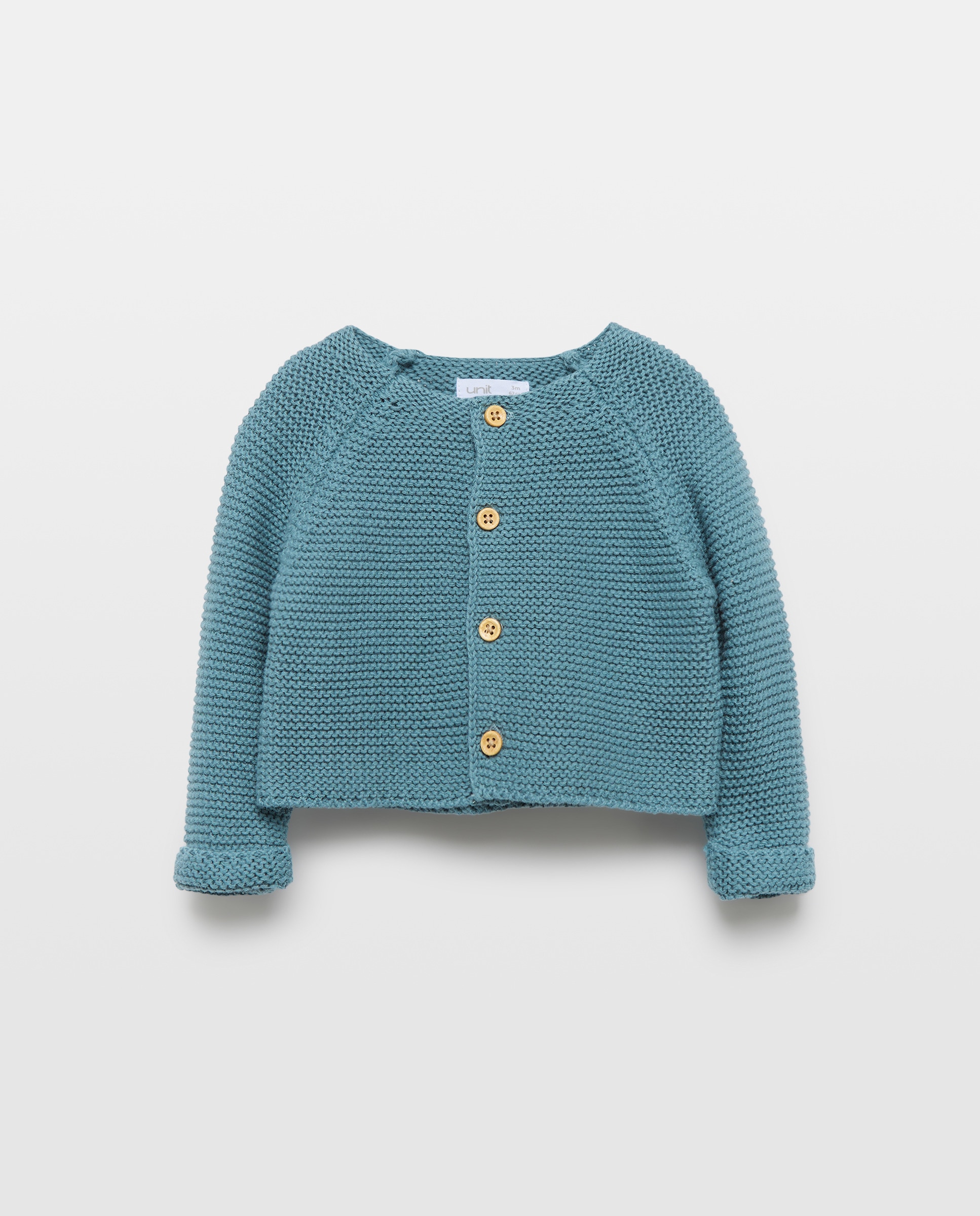 Chaqueta de recién nacido básica Verde Pato-1