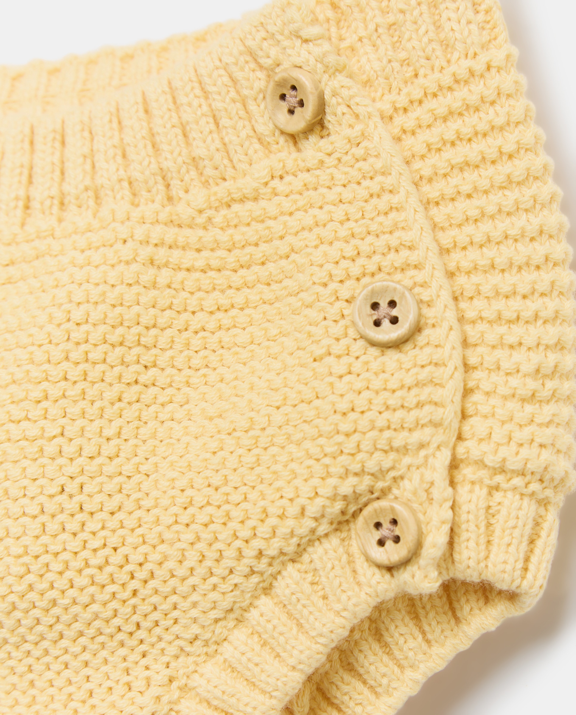 Culetin de recién nacido de tricot 310 Amarillo claro-3