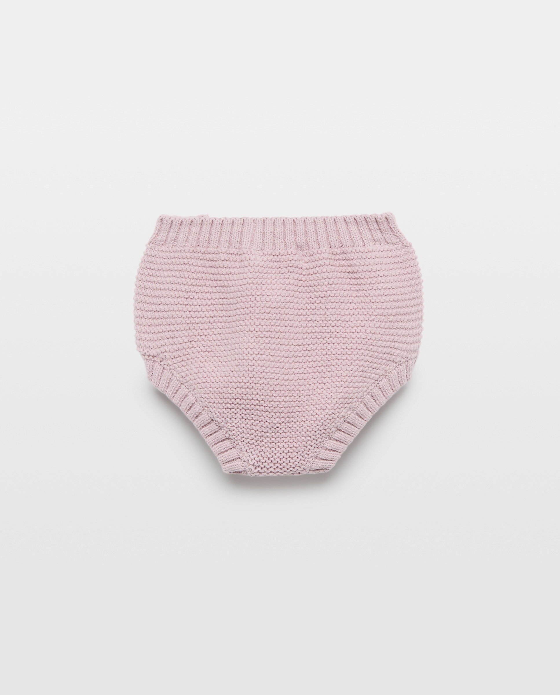 Culetin de recién nacido de tricot 284 Lila-2