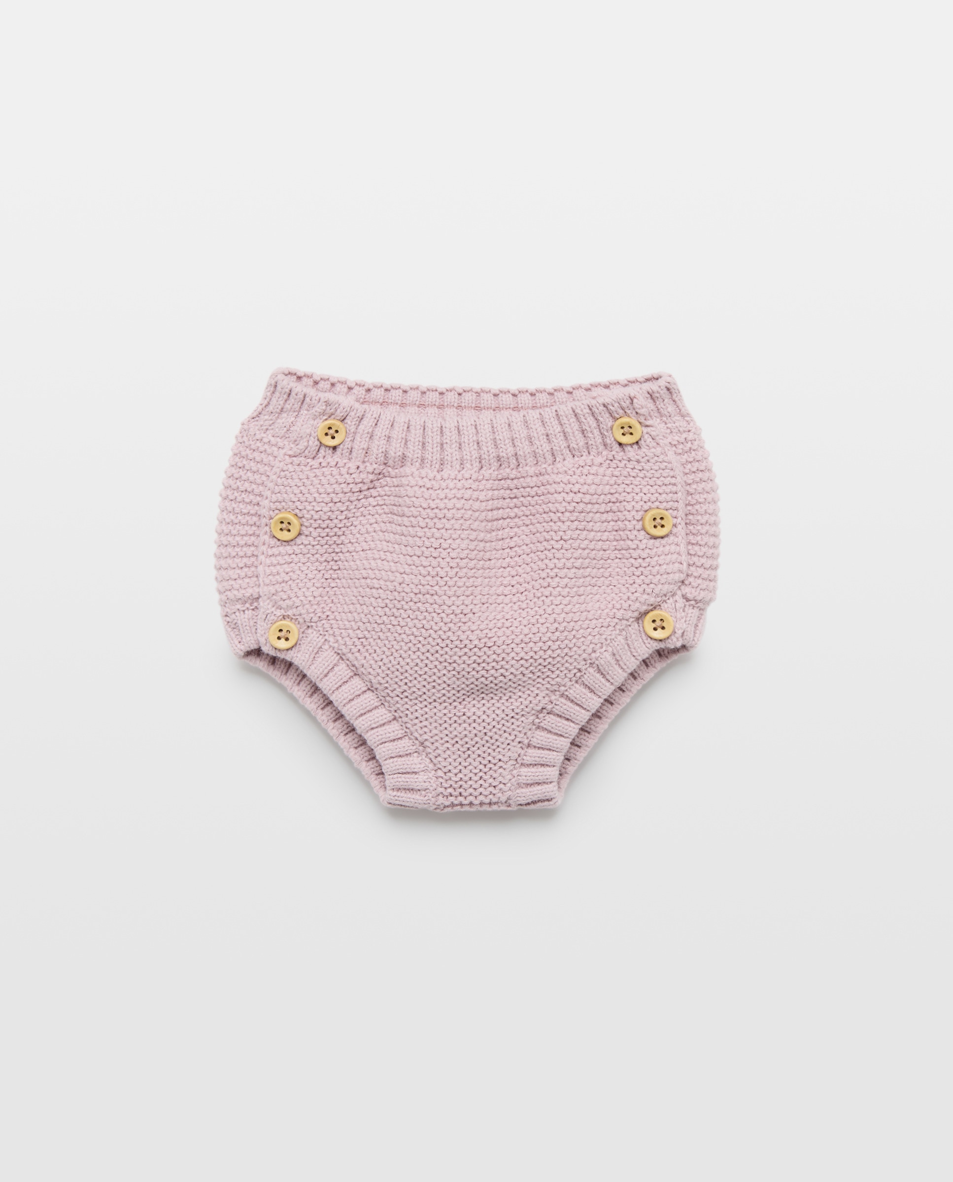 Culetin de recién nacido de tricot 284 Lila-1