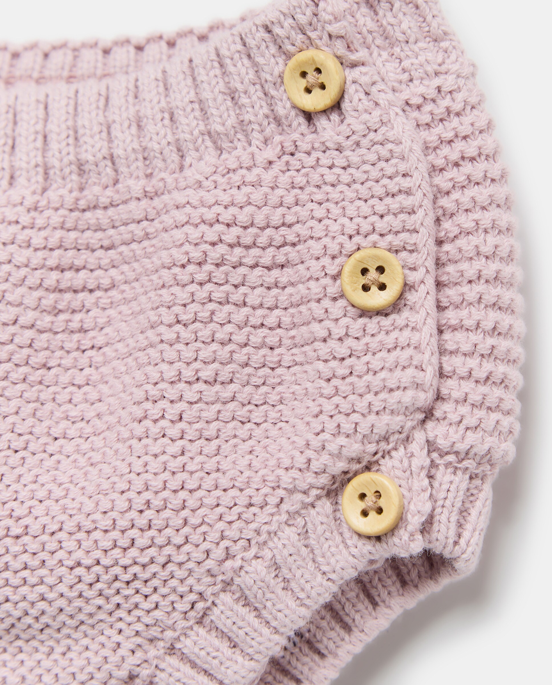Culetin de recién nacido de tricot 284 Lila-3