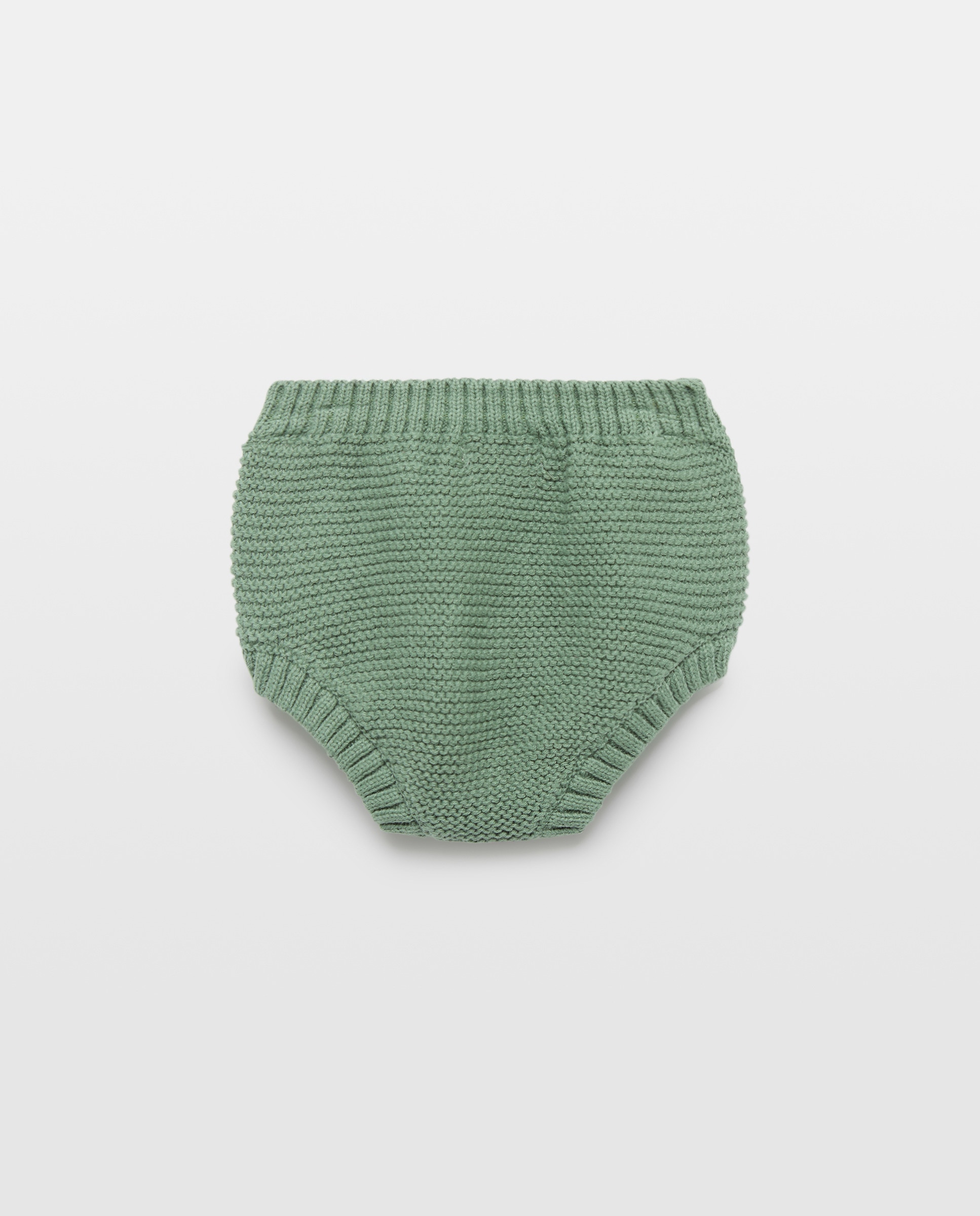 Culetin de recién nacido de tricot 530 Verde oscuro-2