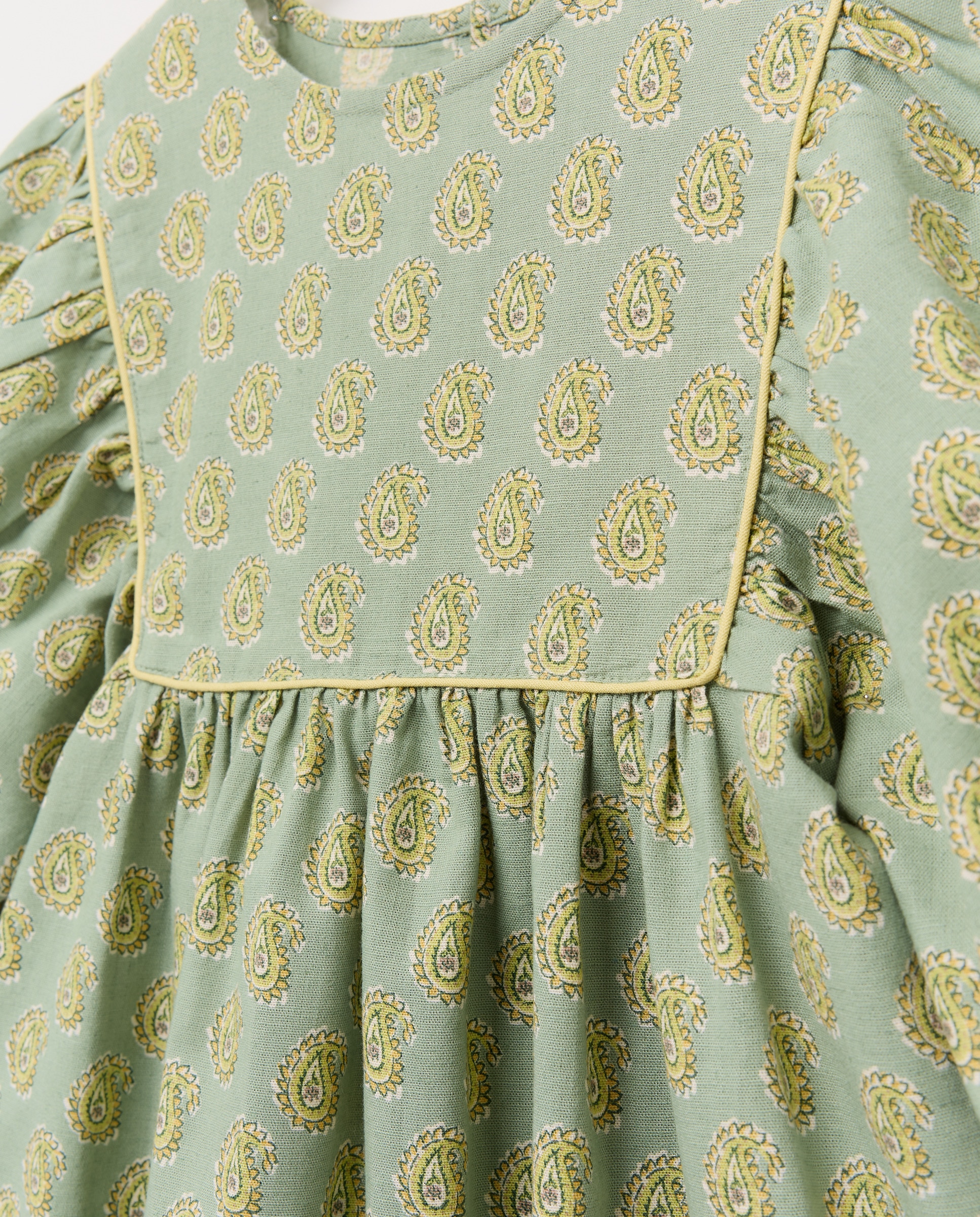 Vestido niña estampado 530 Verde oscuro-3