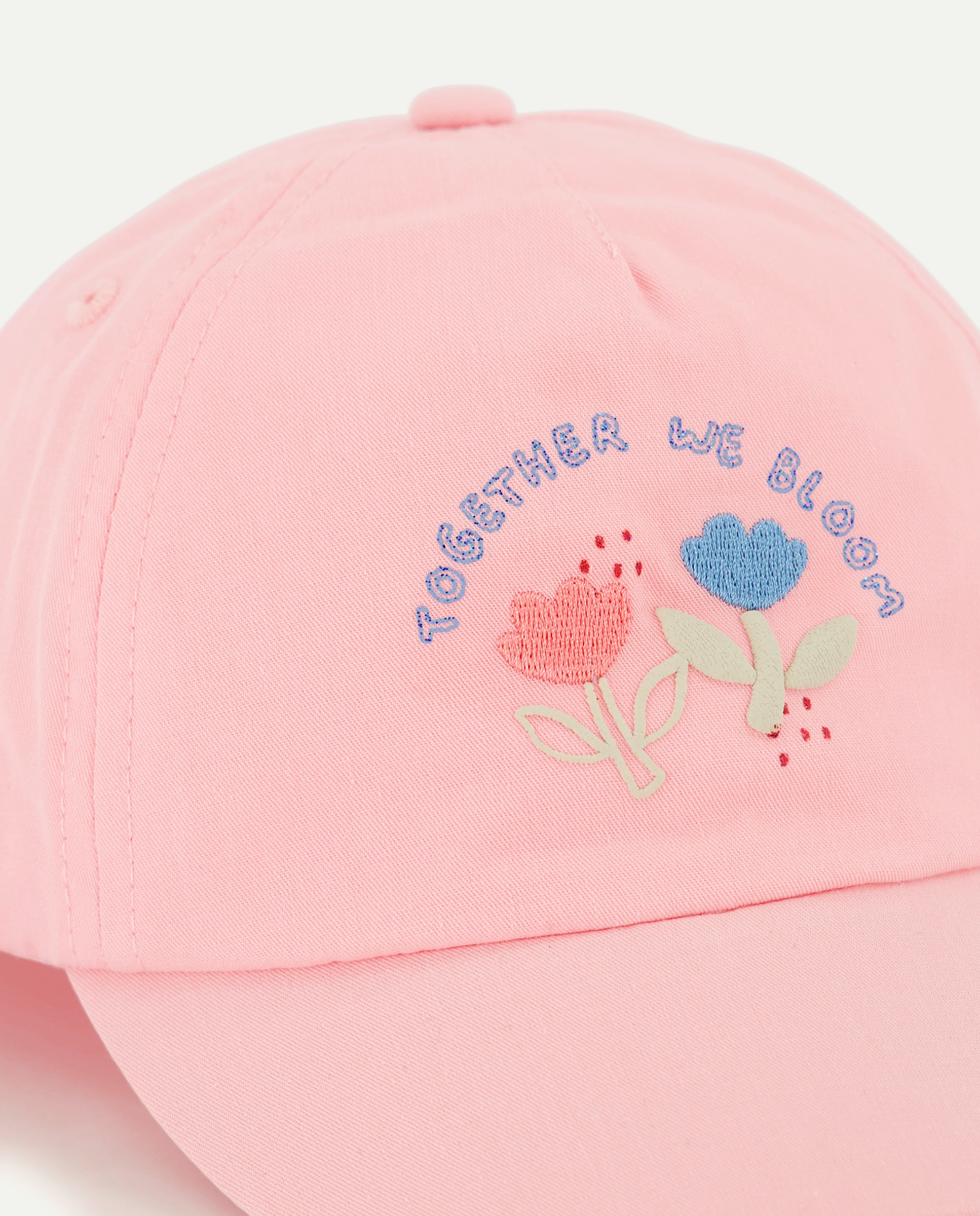 Boné de Bebé com Patch 200 Rosa-2