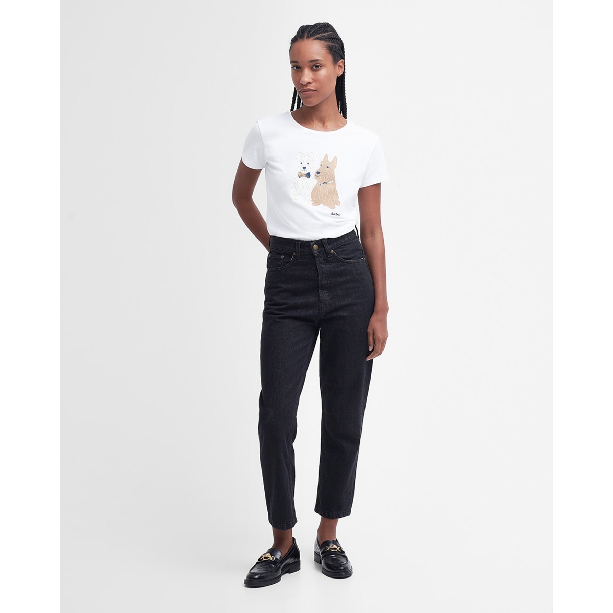 T-shirt de Mulher Highland Branco-3