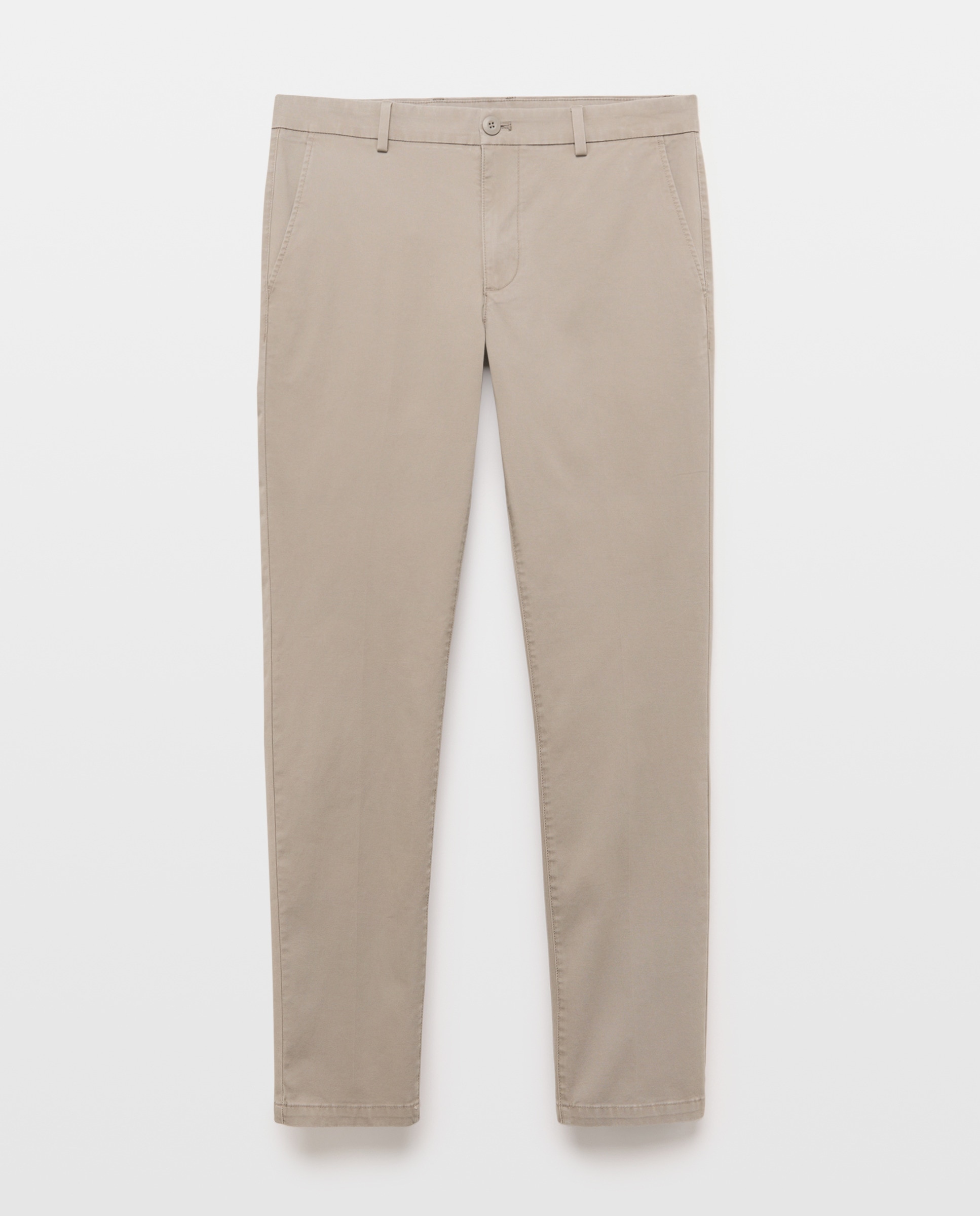 Pantalón hombre chino Slim fit Marrón-4