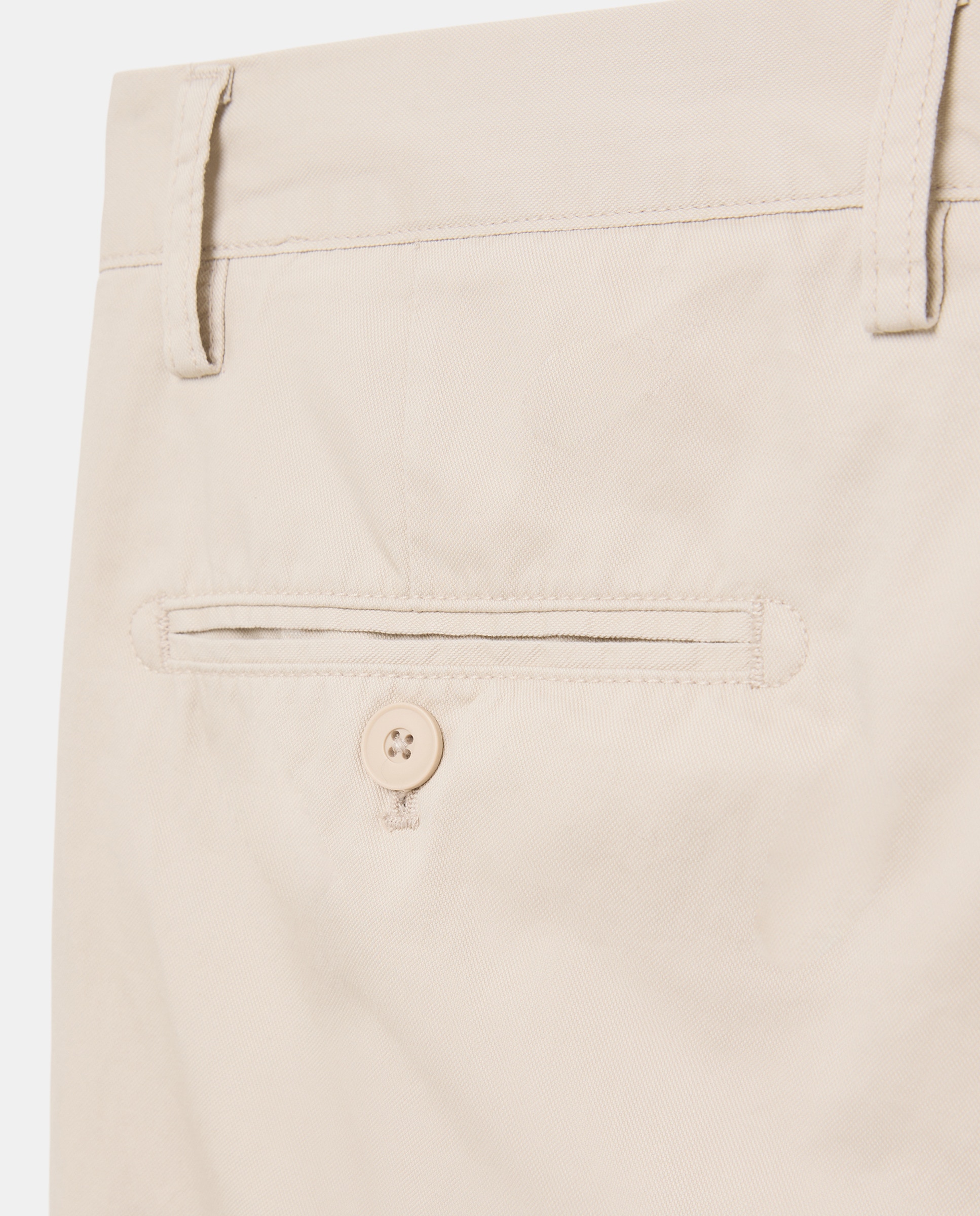 Pantalón hombre chino con pinzas Visón claro-5