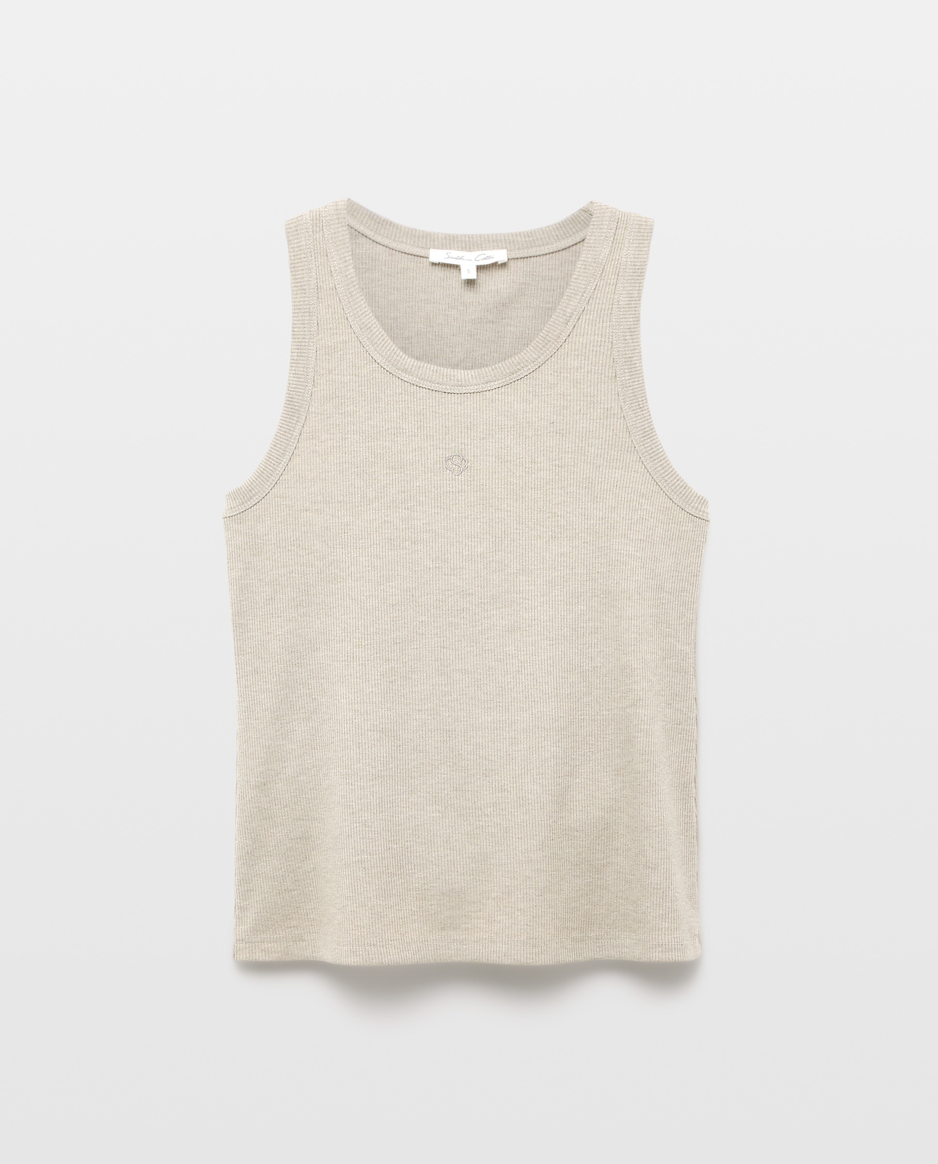 T-shirt sem mangas de mulher Verde-4