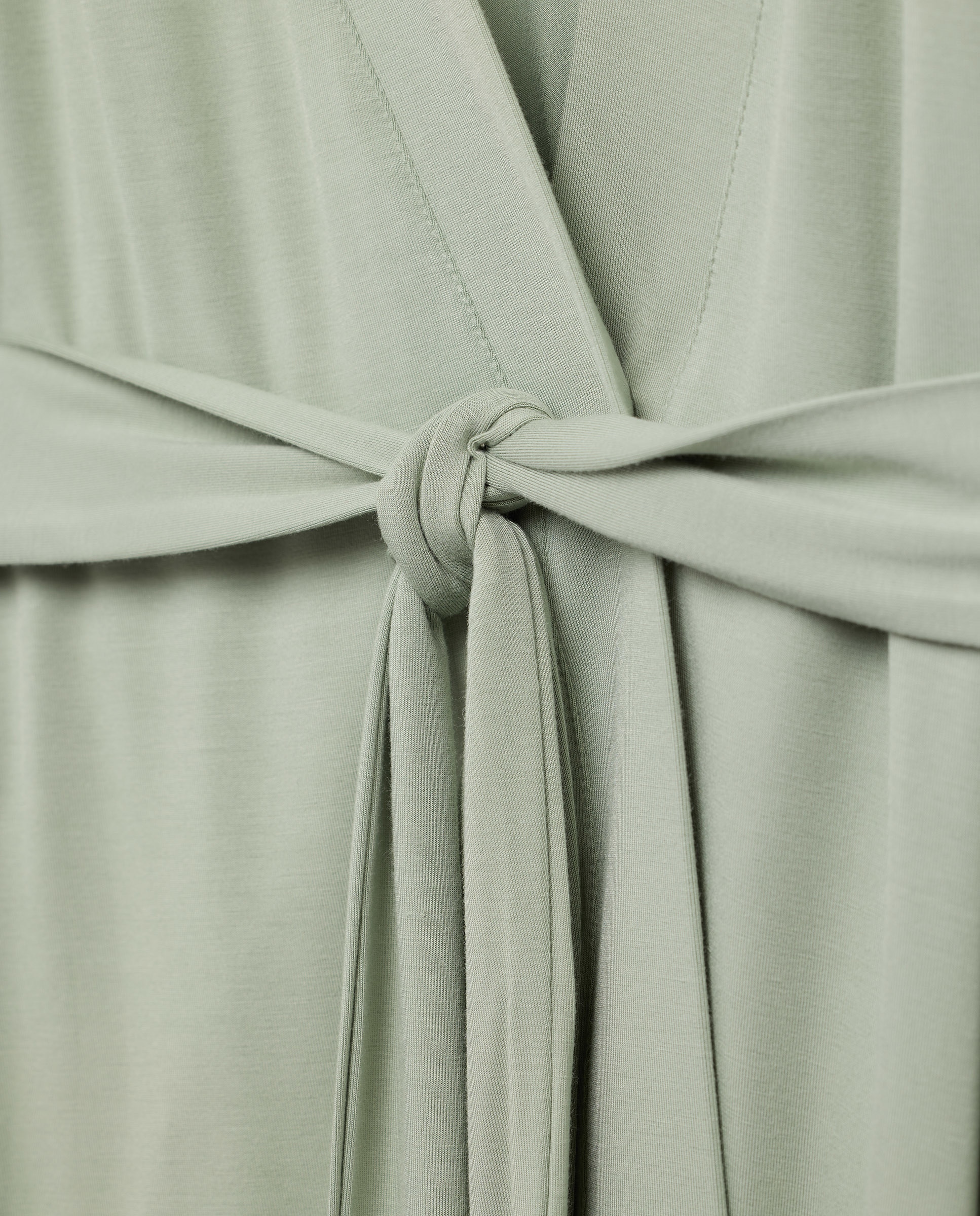 Robe de Viscose Liso Verde-2