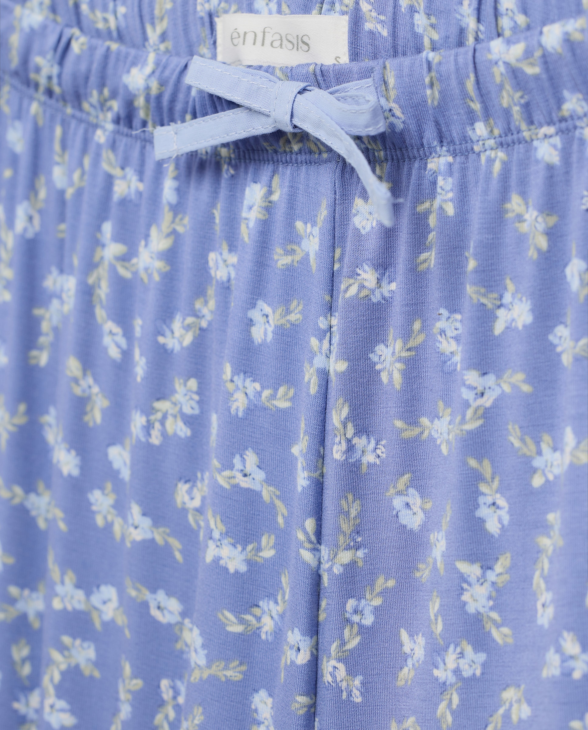 Pijama com Estampado de Fantasia Azul-4