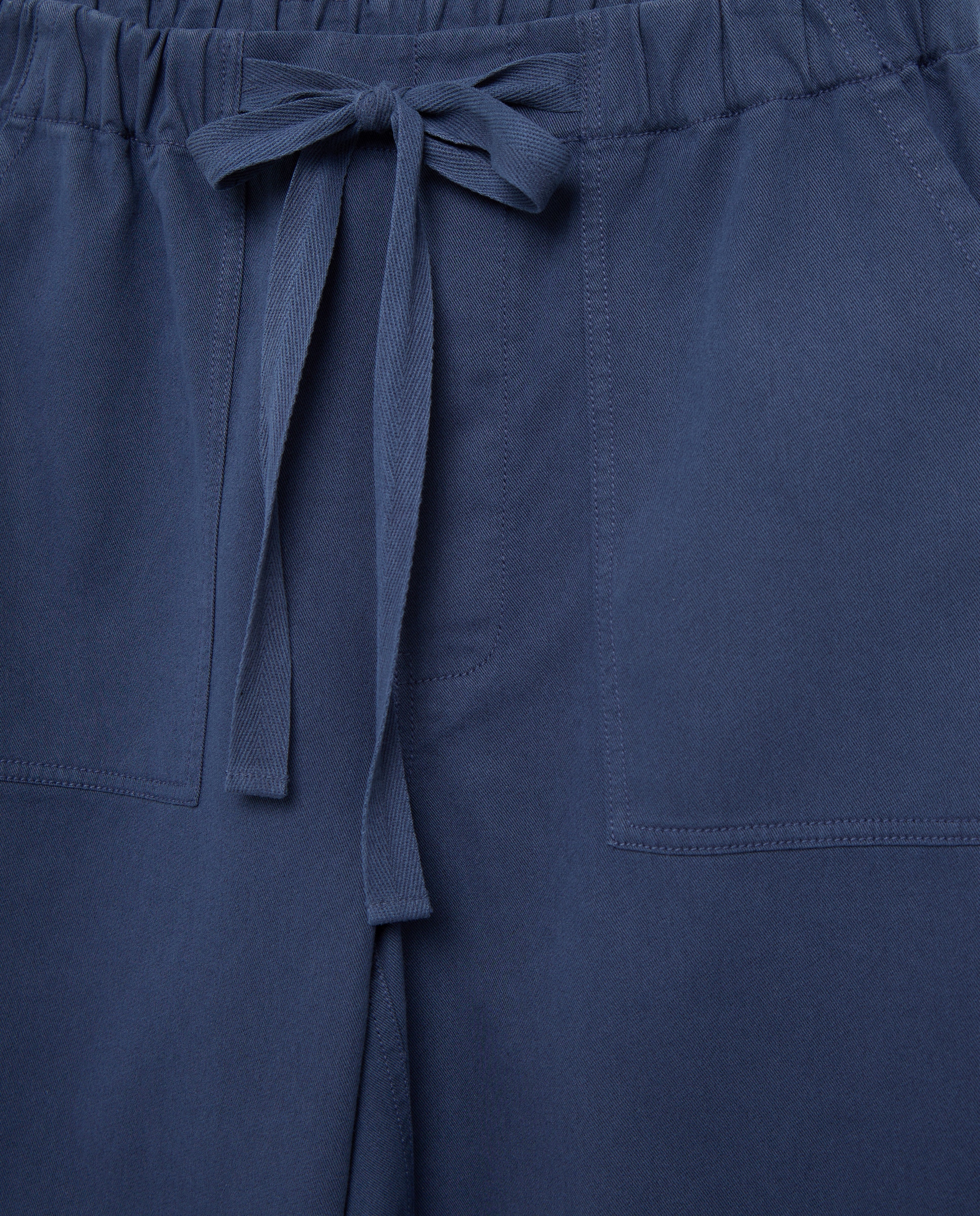 Calças Lisas com Bolsos Azul-marinho-6