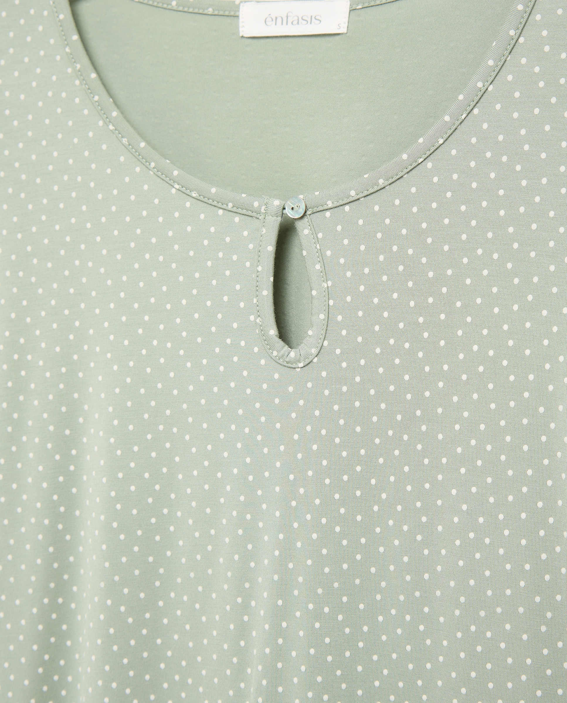 T-shirt de Viscose Estampada Verde-5