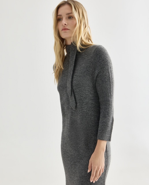 Imagen 0 de Vestido de mujer con lazada y manga francesa