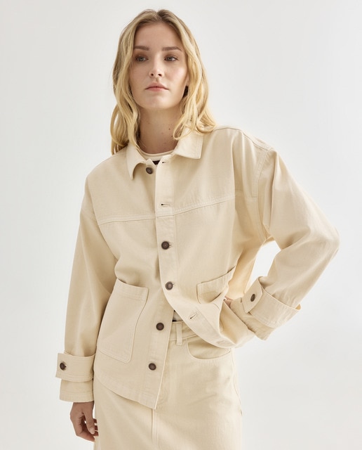 Imagen 0 de Chaqueta de mujer de algodón total look