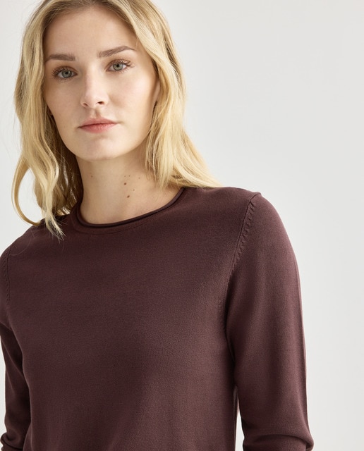 Imagen 0 de Jersey de mujer básico cuello caja