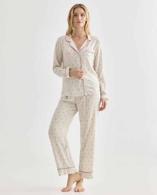 Imagen 0 de Pijama mujer estampado dos piezas