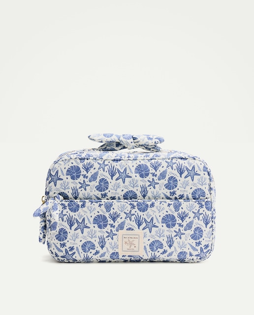 Imagem 0 de Nécessaire Horizontal com Estampado do Mar