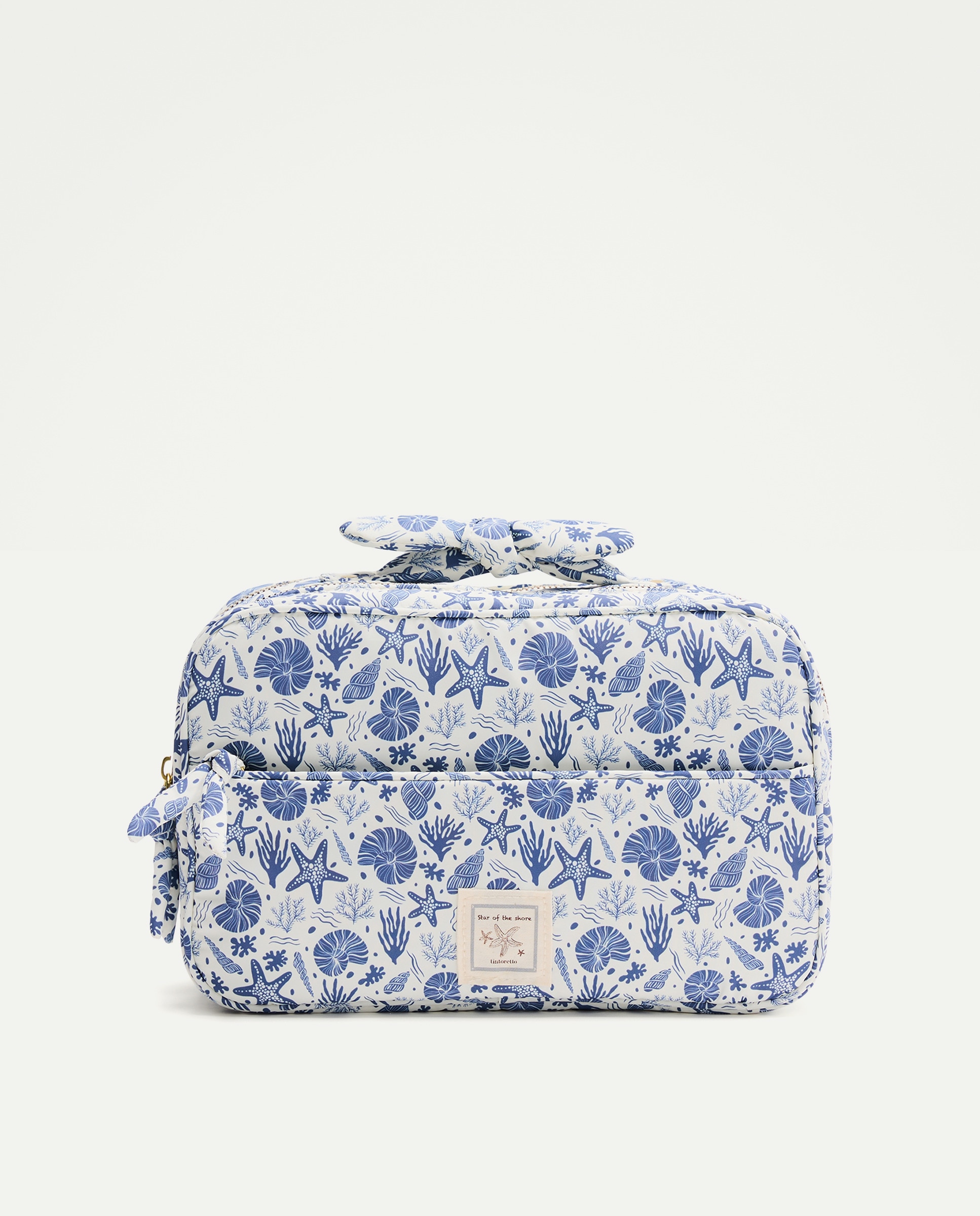 Imagem 0 de Nécessaire Horizontal com Estampado do Mar