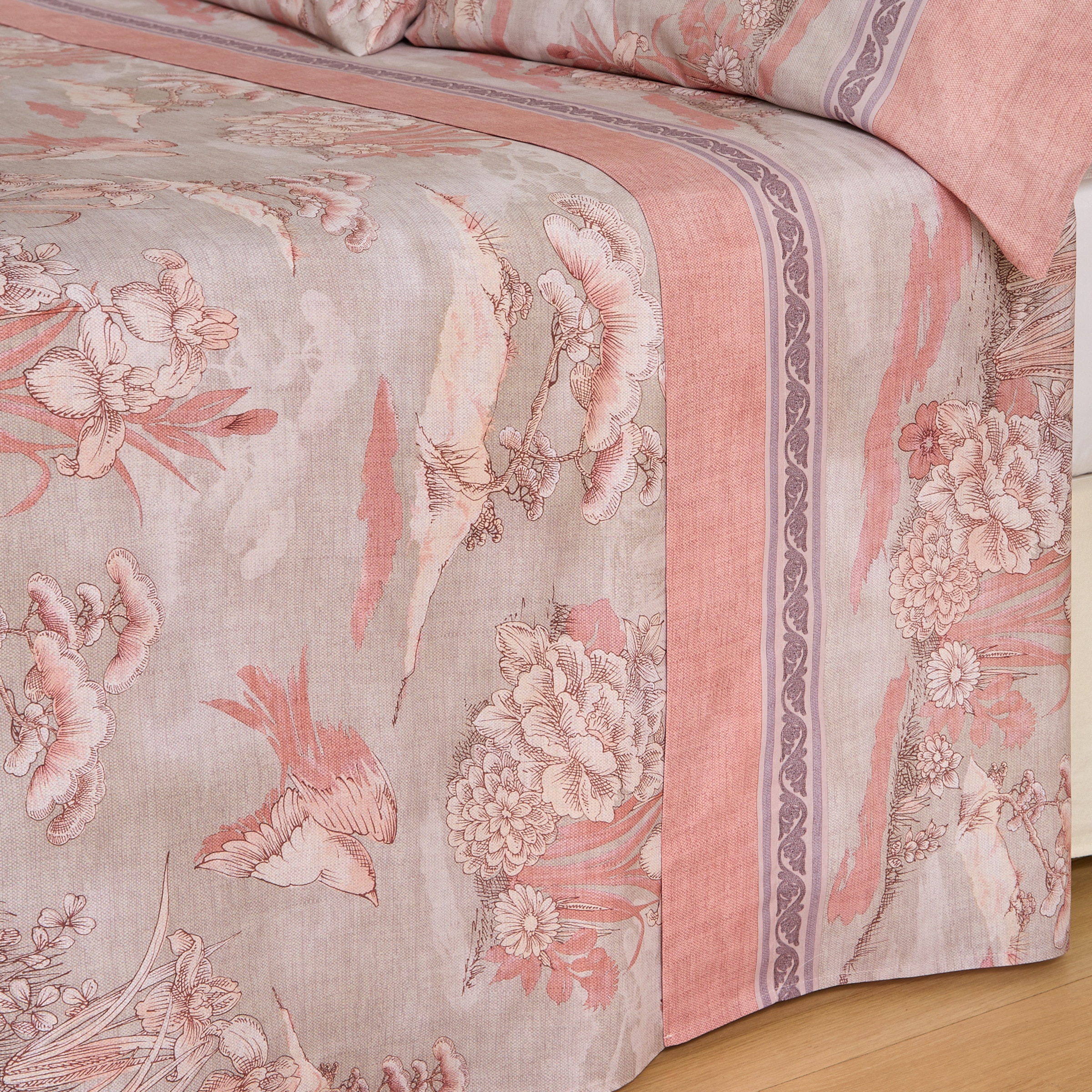 Juego de sábanas algodón Acquaforte Bassetti Terracota-2