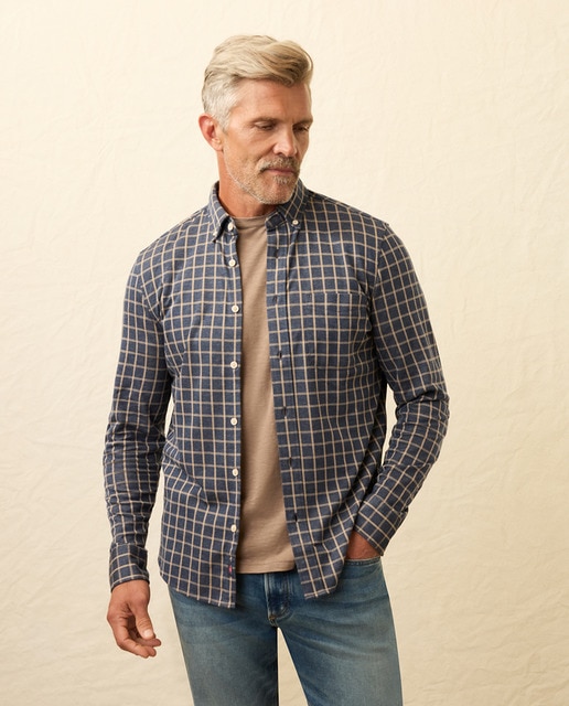 Imagem 0 de Camisa com manga comprida aos quadrados